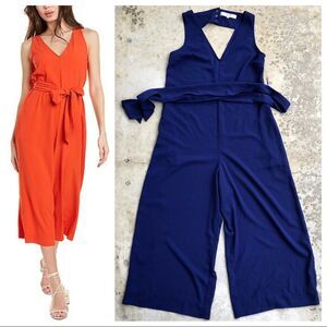 Crosby by Mollie Burch Peaches Jumpsuit Navy Blue S